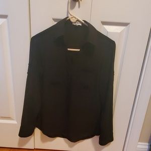 Express Black Portofino Shirt